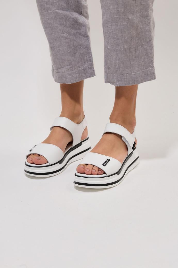 Босоніжки жіночі ALLSY шкіряні р. 40 Білий (195173) - фото 1 Босоніжки жіночі ALLSY шкіряні р. 40 Білий (195173) - фото 1