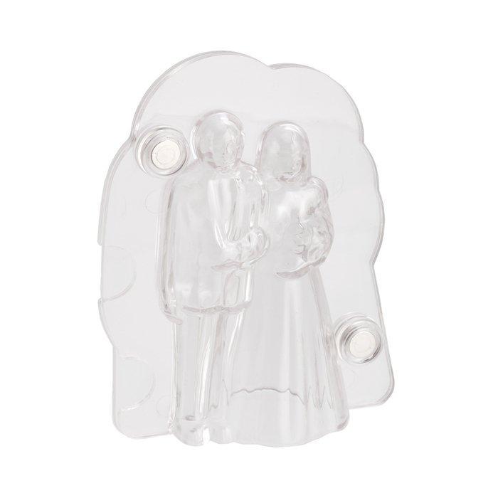 Форма полікарбонатна Empire EM1158 3D Наречений і наречена для шоколаду 104х47х130 мм (iz13278)