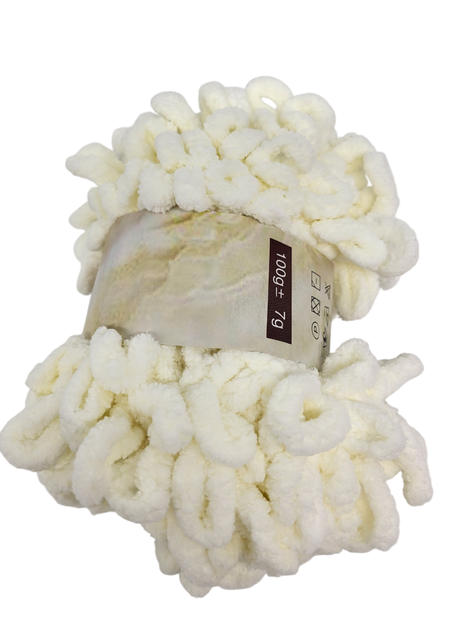 Пряжа Puffy 100 гр Белый