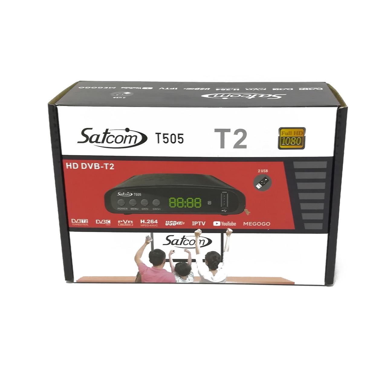ТВ-ресивер Satcom T505 - DVB-T/T2 (00052)