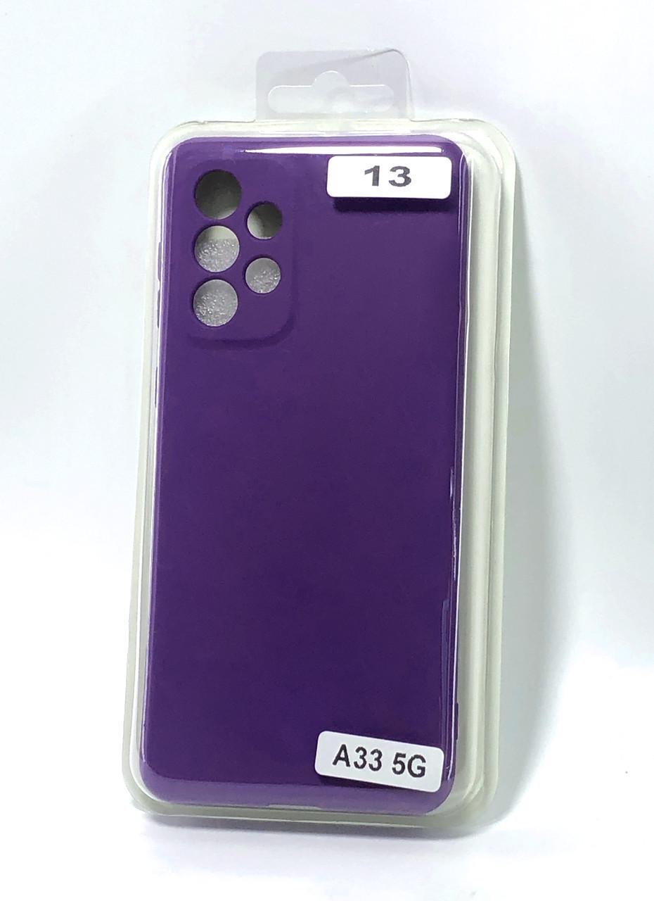 Чохол для телефону Samsung A33 (5G) Silicone FULL No13 Violet (4you) - фото 1