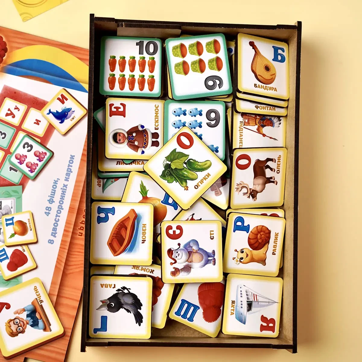 Лото "Українська абетка та цифри" (2492726983 - фото 7 Лото "Українська абетка та цифри" (2492726983 - фото 7