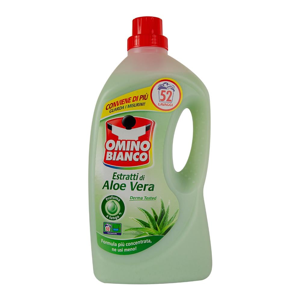 Гель для прання Omino Bianco Aloe Vera 2600 мл 52 прання