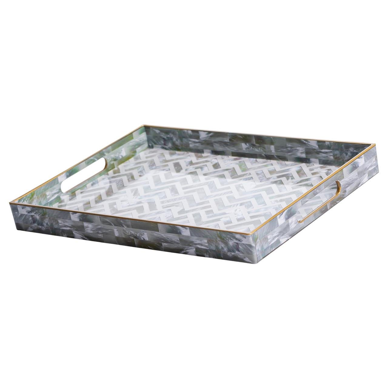 Набір прямокутних підносів для подачі їжі 2 шт. 40х30х4 см (HP-HK-16) - фото 2 Набір прямокутних підносів для подачі їжі 2 шт. 40х30х4 см (HP-HK-16) - фото 2