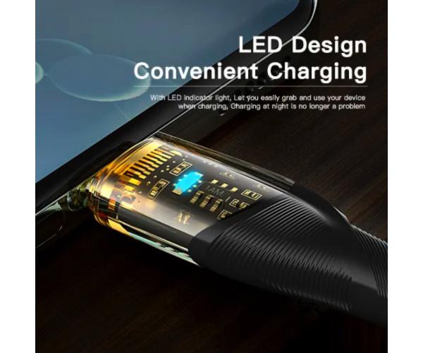 Кабель Data Essager EXCTT1-XJ01-P Type C-Type C 100W 1 м Black (06EXCTT1-XJ01-P) - фото 3 Кабель Data Essager EXCTT1-XJ01-P Type C-Type C 100W 1 м Black (06EXCTT1-XJ01-P) - фото 3