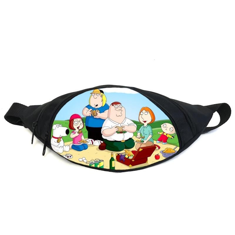 Поясна сумка-бананка Грифіни GB-Family Guy 05 Чорний (2199353970)