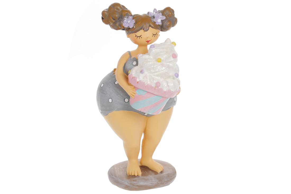 Декоративная фигурка BonaDi Мэгги с капкейком (831-882)