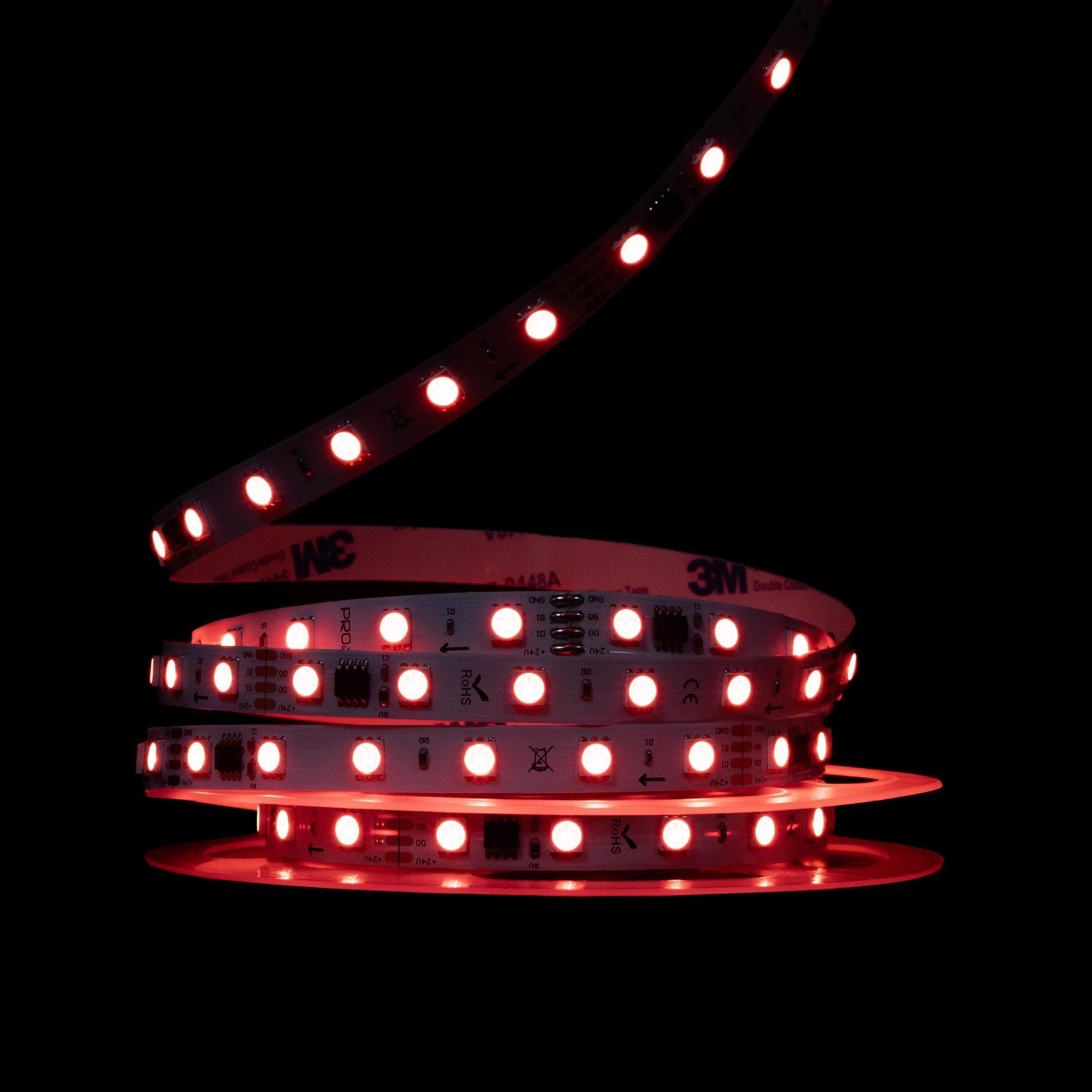 Светодиодная лента Prolum 5050/60 IP20 Series-SMART RGB 24V Разноцветный (28522797) - фото 4 Светодиодная лента Prolum 5050/60 IP20 Series-SMART RGB 24V Разноцветный (28522797) - фото 4