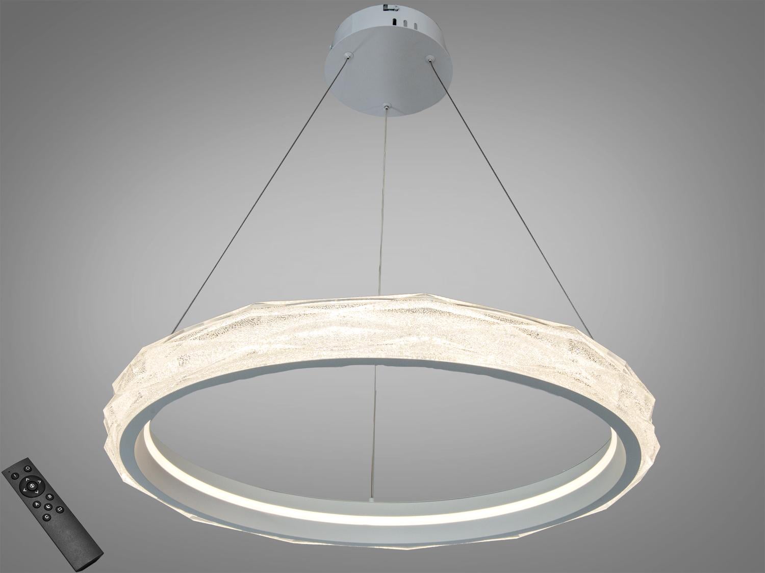 Люстра подвесная LED Diasha пульт/95Вт Белый (583-600WH)
