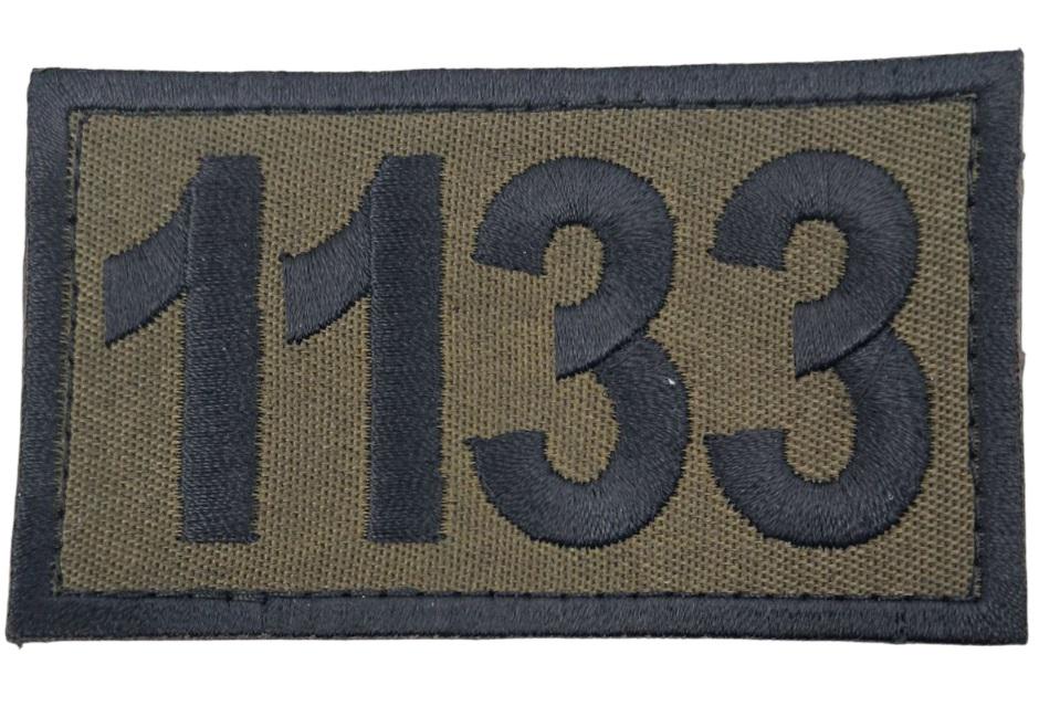 Шеврон 5х9 см Олива (3588813)