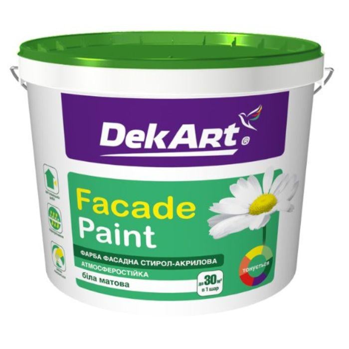 Фарба фасадна DekArt Facade Paint 12,6 кг Білий матовий (13569270)