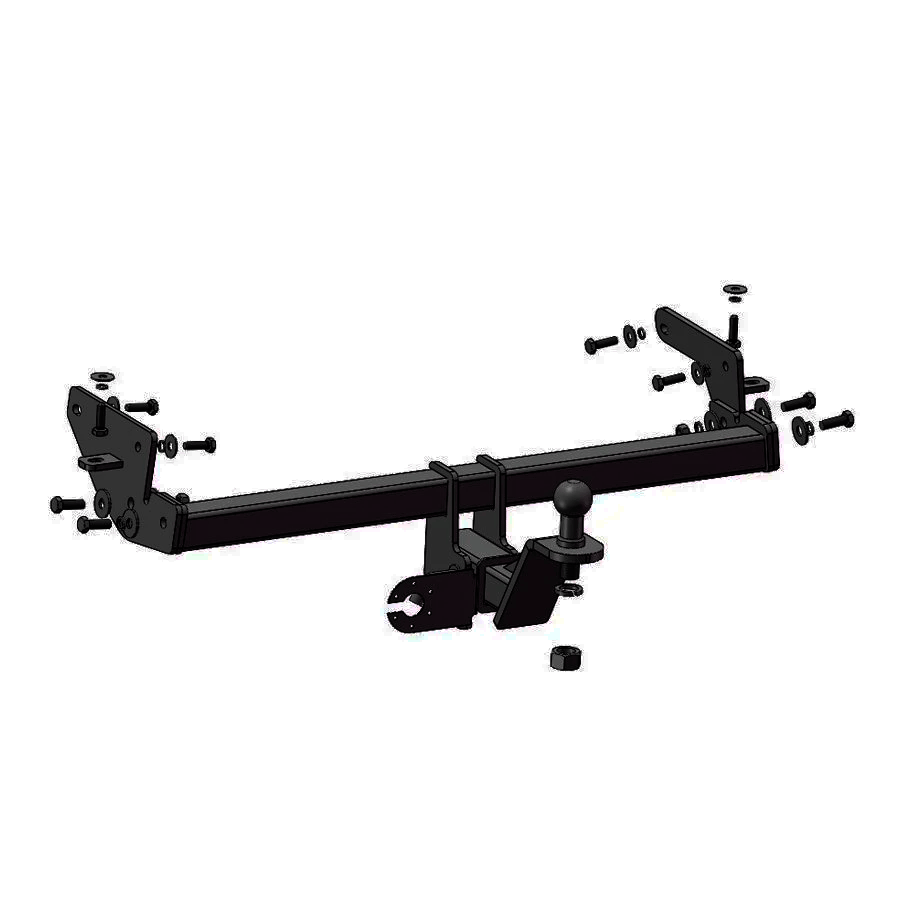 Фаркоп съемный под американский квадрат для Mitsubishi Carisma (2003-03-02)