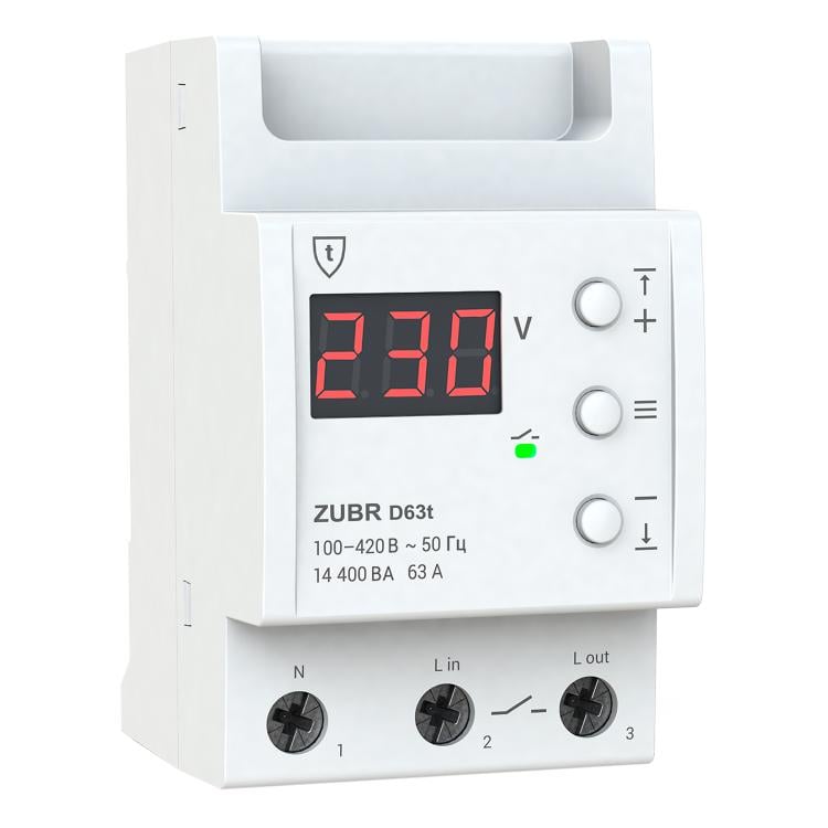 Реле напряжения ZUBR D63t (000136154)