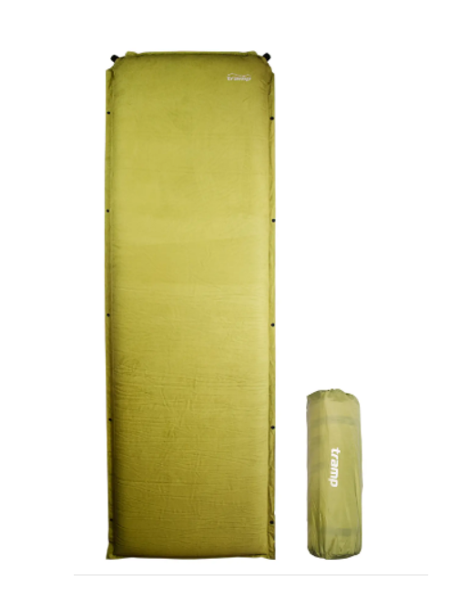 Самонадувной коврик с возможностью застегивания Tramp UTRI-016 COMFORT самонадувной 195х55х9 см Олива (UTRI-016)
