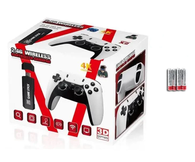 Ігрова консоль 128Gb 41000+ ігор GD10 PRO HD приставка з 4 батарейками (1548)