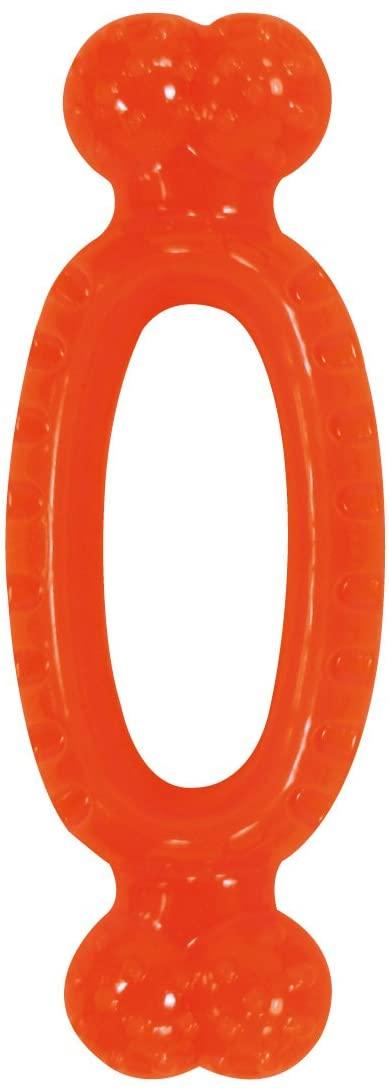 Игрушка для собак Croci Кость-кольцо силиконовое 17,4x6,5x3 см Оранжевый (1199892414)