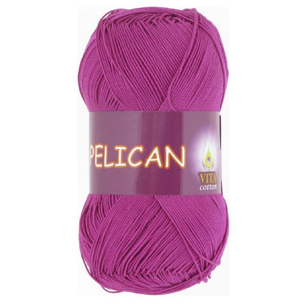 Пряжа Vita Cotton Pelican 4002 малина (3321)