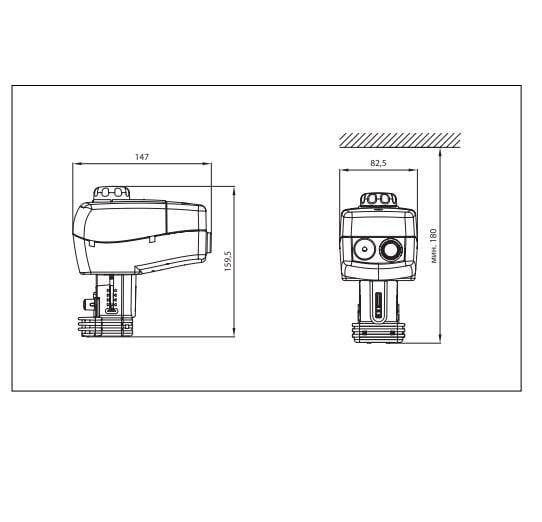 Электропривод Danfoss AMV 435 230 В - фото 4