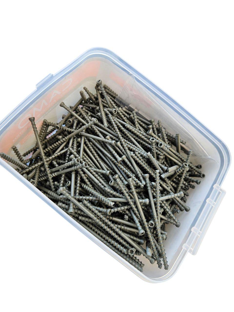 Саморіз для монтажу дерев'яних терас Camo C4 ProTech 75 мм 700 шт. (28747826) - фото 3