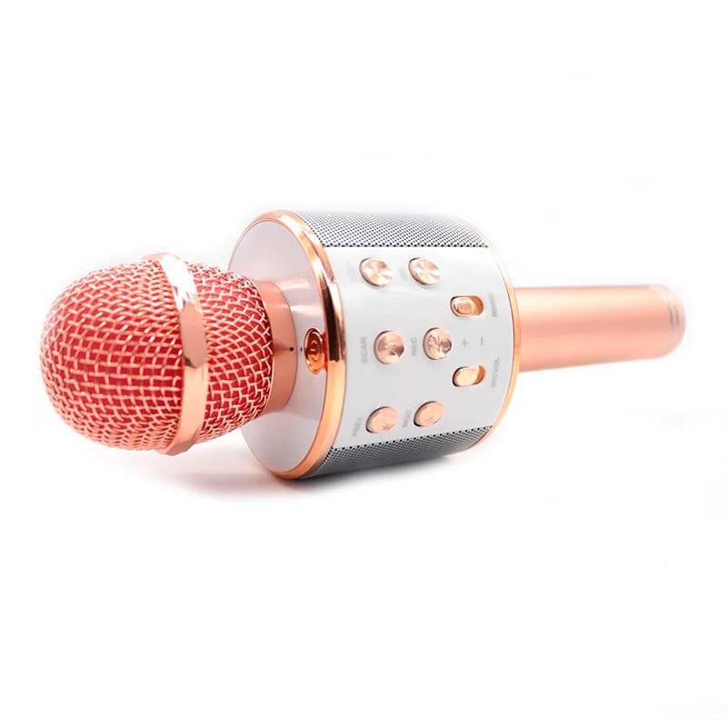 Мікрофон для караоке WSTER WS858 Рожевий (1007432-Other-1) Мікрофон для караоке WSTER WS858 Рожевий (1007432-Other-1)