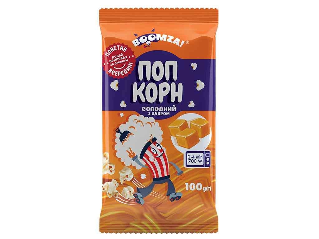 Попкорн BOOMZA для микроволновой печи Сладкий 100 г (822417)