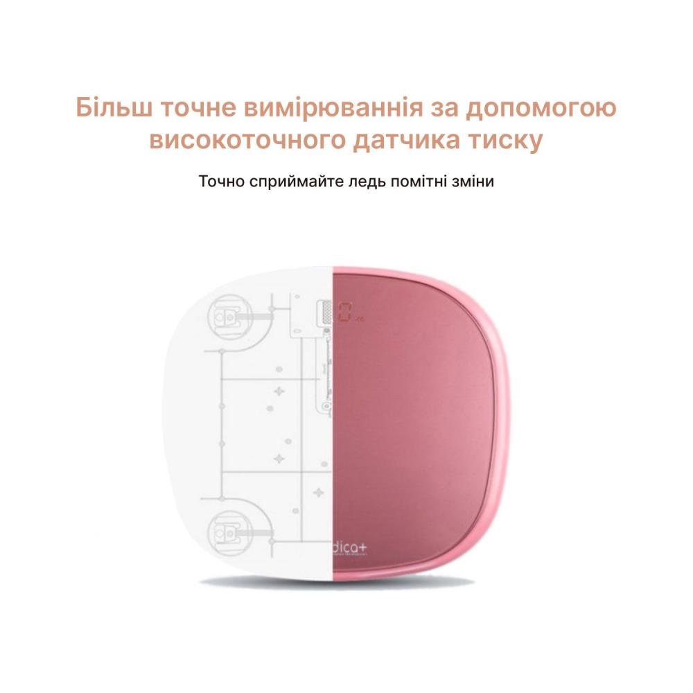 Весы напольные электронные MEDICA+ Body Control 5.0 Pink (18621) - фото 4