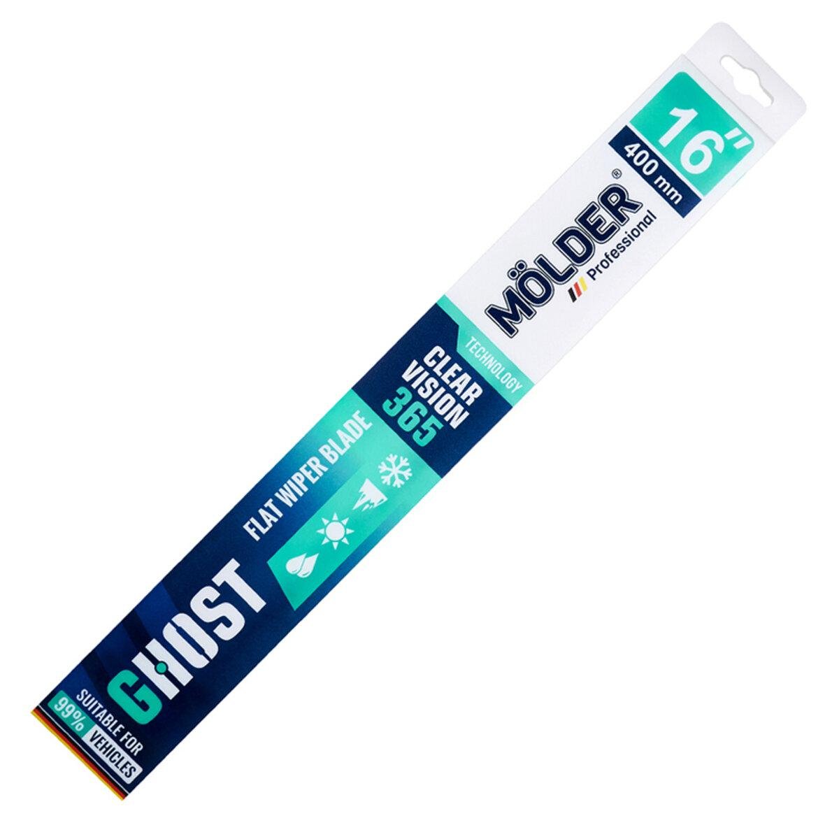 Щетка бескаркасная Molder ghost 16/400 мм