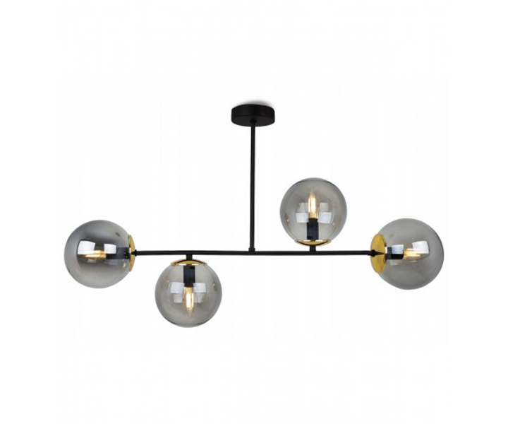 Подвесной светильник Tuluza 4 D20 E27 Gold/Graphite (PL-0002799 M/Black Gold) - фото 1 Подвесной светильник Tuluza 4 D20 E27 Gold/Graphite (PL-0002799 M/Black Gold) - фото 1