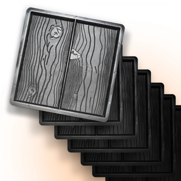 Форми для тротуарної плитки Верес-2007 Дошка 400x400 мм 10 шт. (10202100-3304)