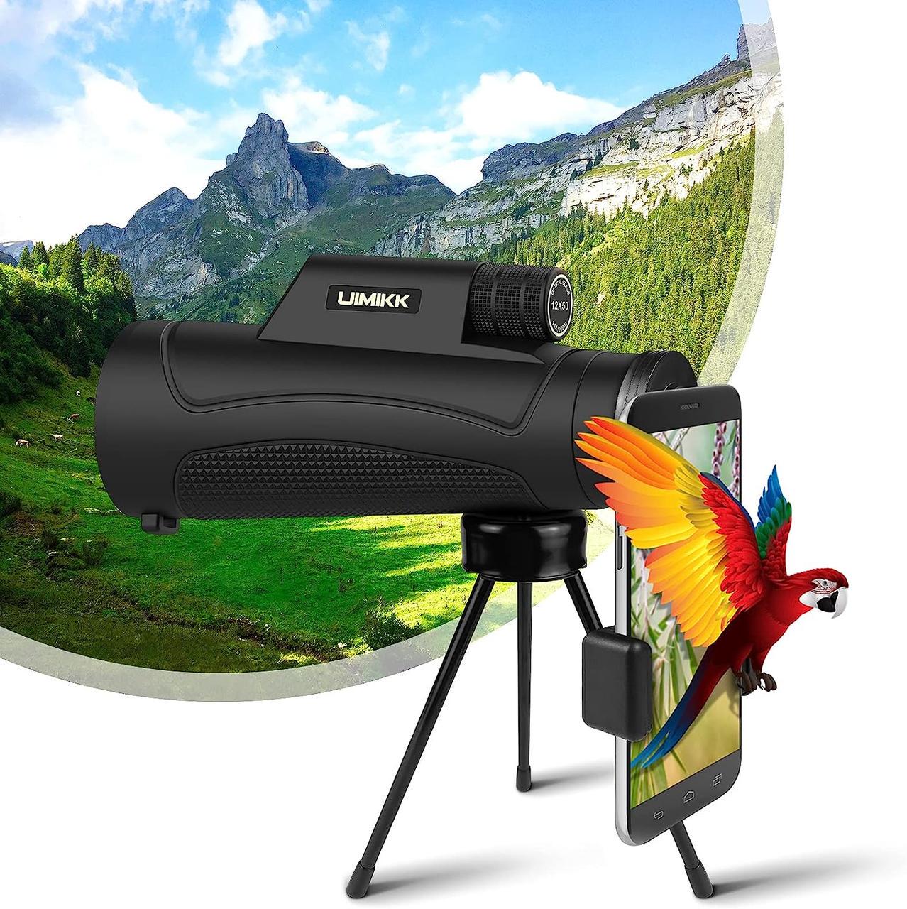 Телескоп монокулярный Uimikk HD12х50 Lens FMC BAK4 - фото 8 Телескоп монокулярный Uimikk HD12х50 Lens FMC BAK4 - фото 8