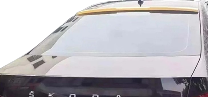 Спойлер DPT V-2 2019-2024 глянецевый для Skoda Superb 2015-2024 Черный (130959)