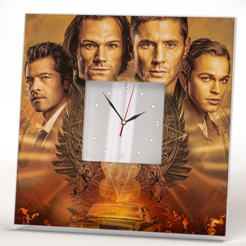 Часы настенные "Сверхъестественное" 260x260 мм (C04387)