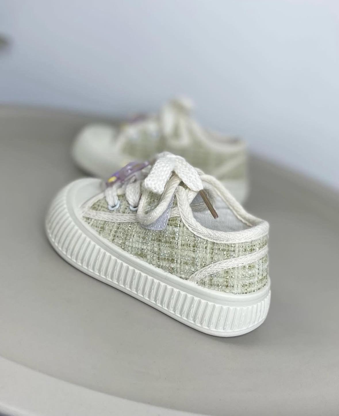 Кроссовки детские р. 24 Бежевый (1081) - фото 2 Кроссовки детские р. 24 Бежевый (1081) - фото 2