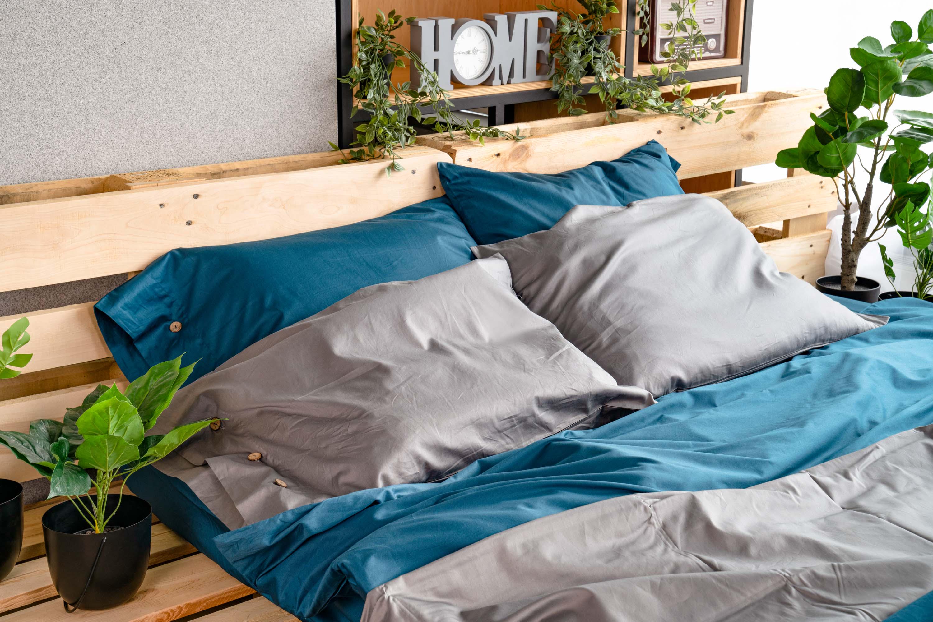 Простынь на резинке Ardesto Mix&Match 160х200/30 см Серый (ART1620FSD) - фото 6