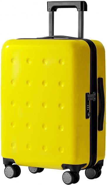 Валіза Ninetygo Polka dots Luggage 24" Yellow (6972125145031)