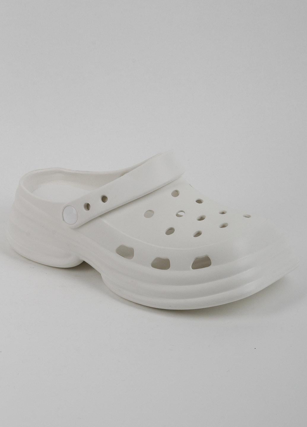 Кроксы женские 339729 р. 35-36 Белый
