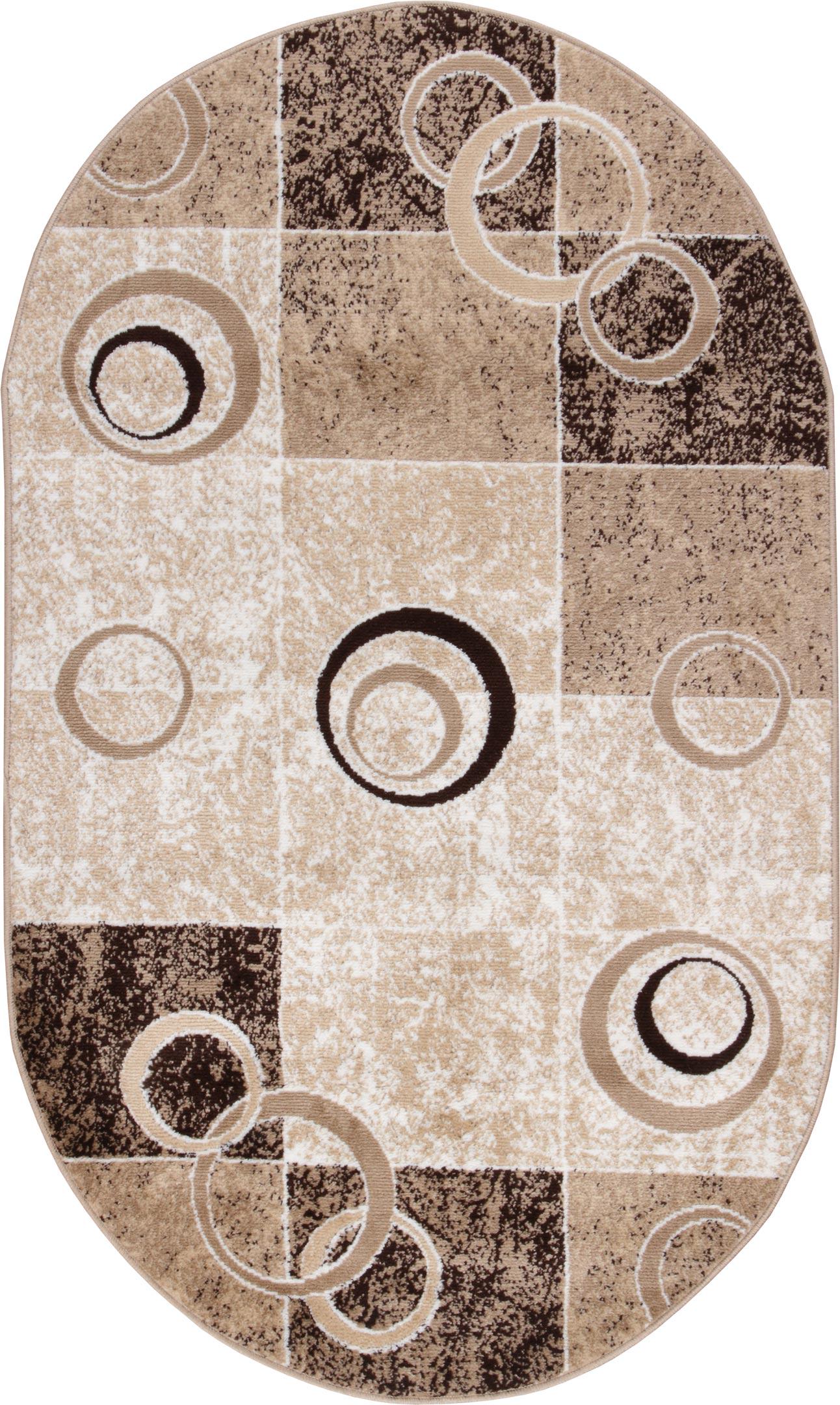 Ковер Rubin Albania 1715 2x3 м овальный Бежевый (00-00006773)