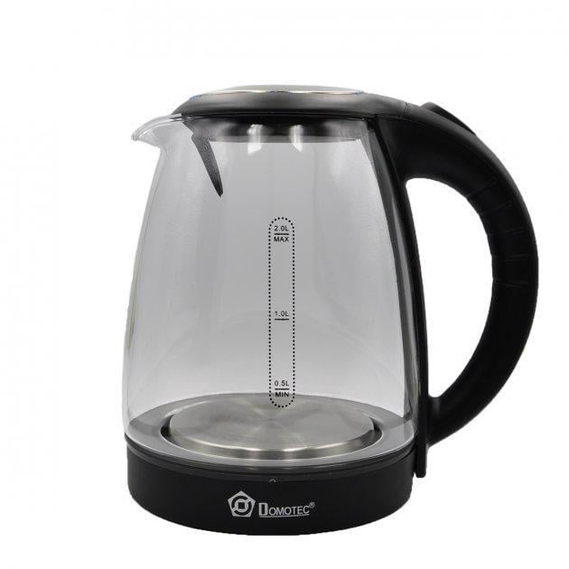 Электрочайник Domotec MS-8110 2200 Вт 1,8 л Черный (S8110I) Электрочайник Domotec MS-8110 2200 Вт 1,8 л Черный (S8110I)