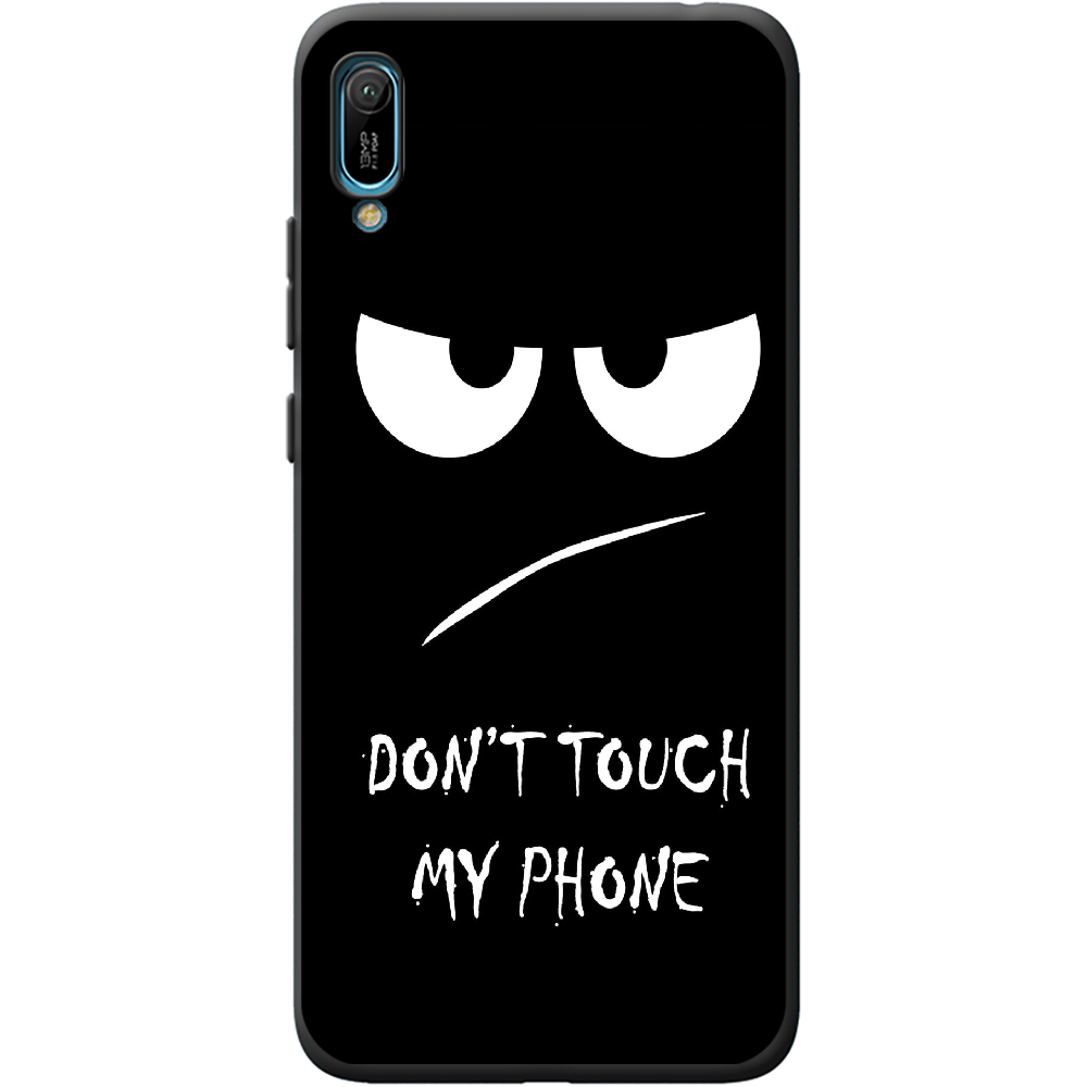 Чехол Boxface Huawei Y6 2019 Don't Touch my Phone Черный силикон (36451-up535-40871)