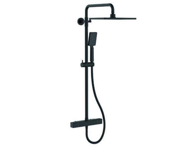 Душевая колонна KOER KB-53011-05 с термостатическим смесителем Черный (KR4723)