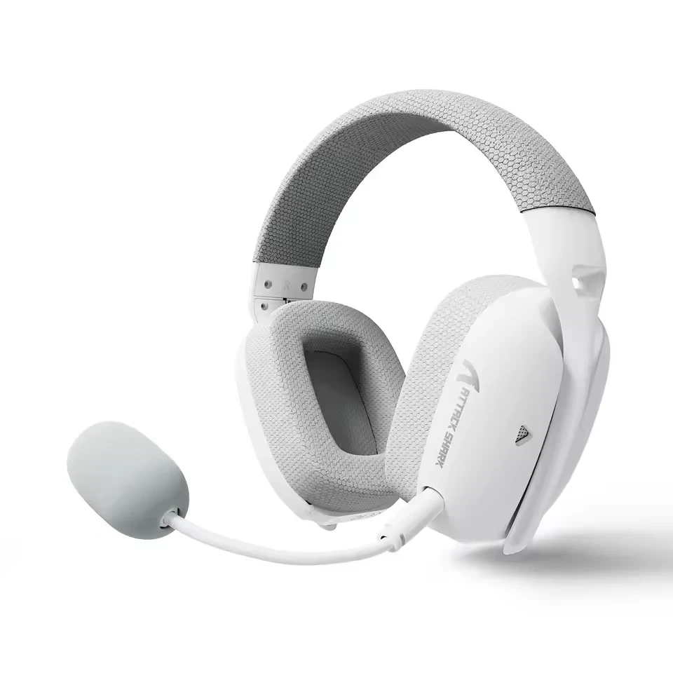 Беспроводные наушники игровые Attack Shark L80 Pro Bluetooth/2,4 ГГц Белый