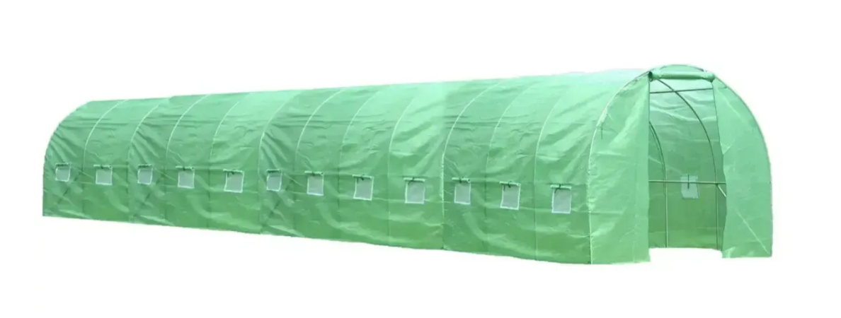 Теплица с армированным покрытием Ekspand TFO25-3X12X2-2-Z с двумя входами 36 м² 3х12х2 м