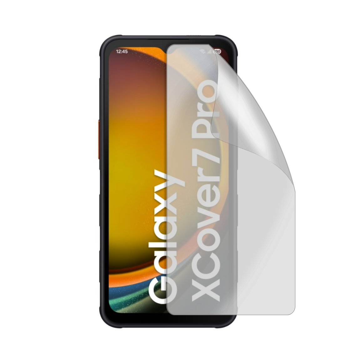 Защитная гидрогелевая глянцевая пленка Антишпигун на экран смартфона Samsung Galaxy XCover7 Pro (HF-AC02SNG-001-172)