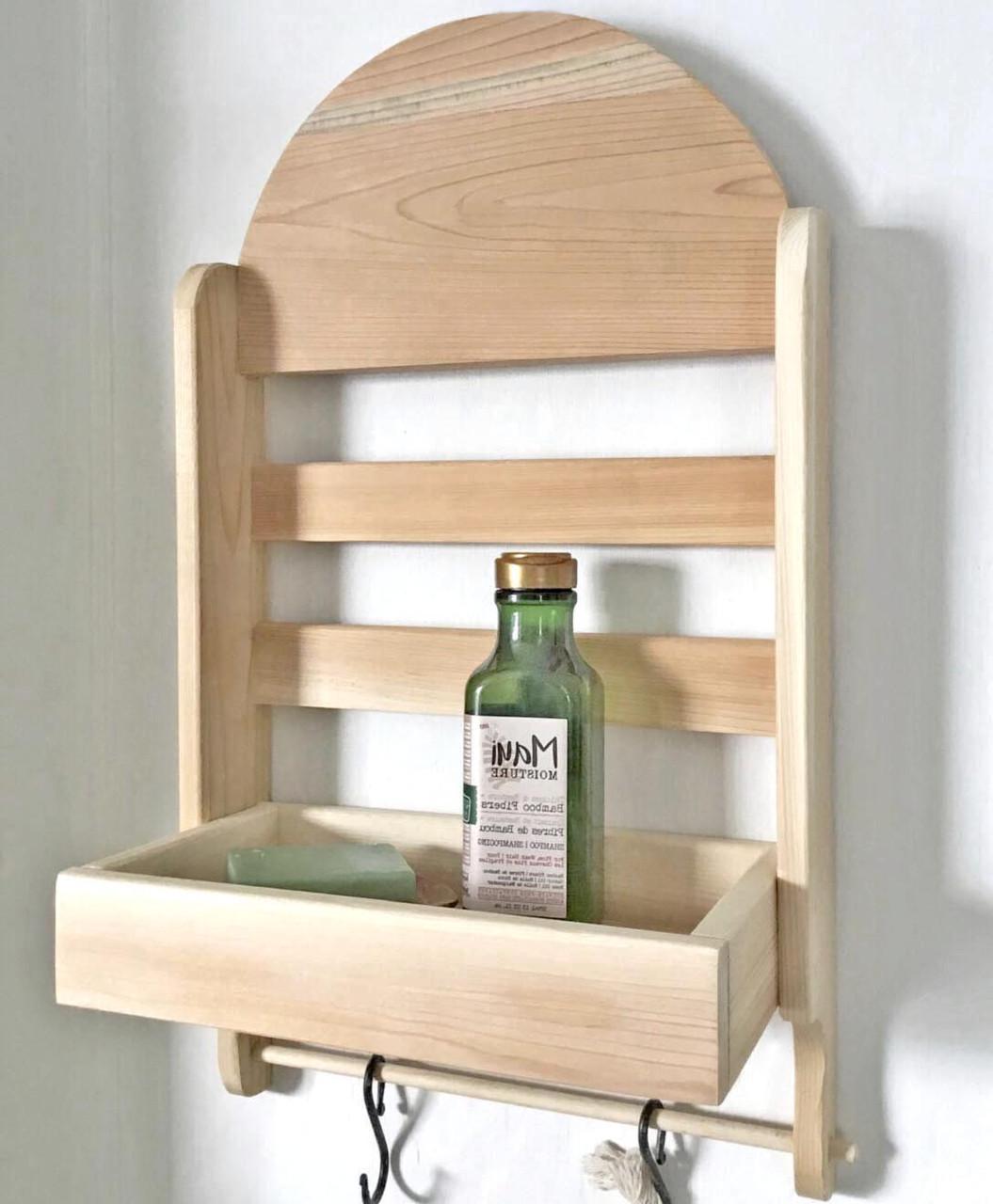 Полка для ванной из дерева Варин Бланже (ВНП/010201)