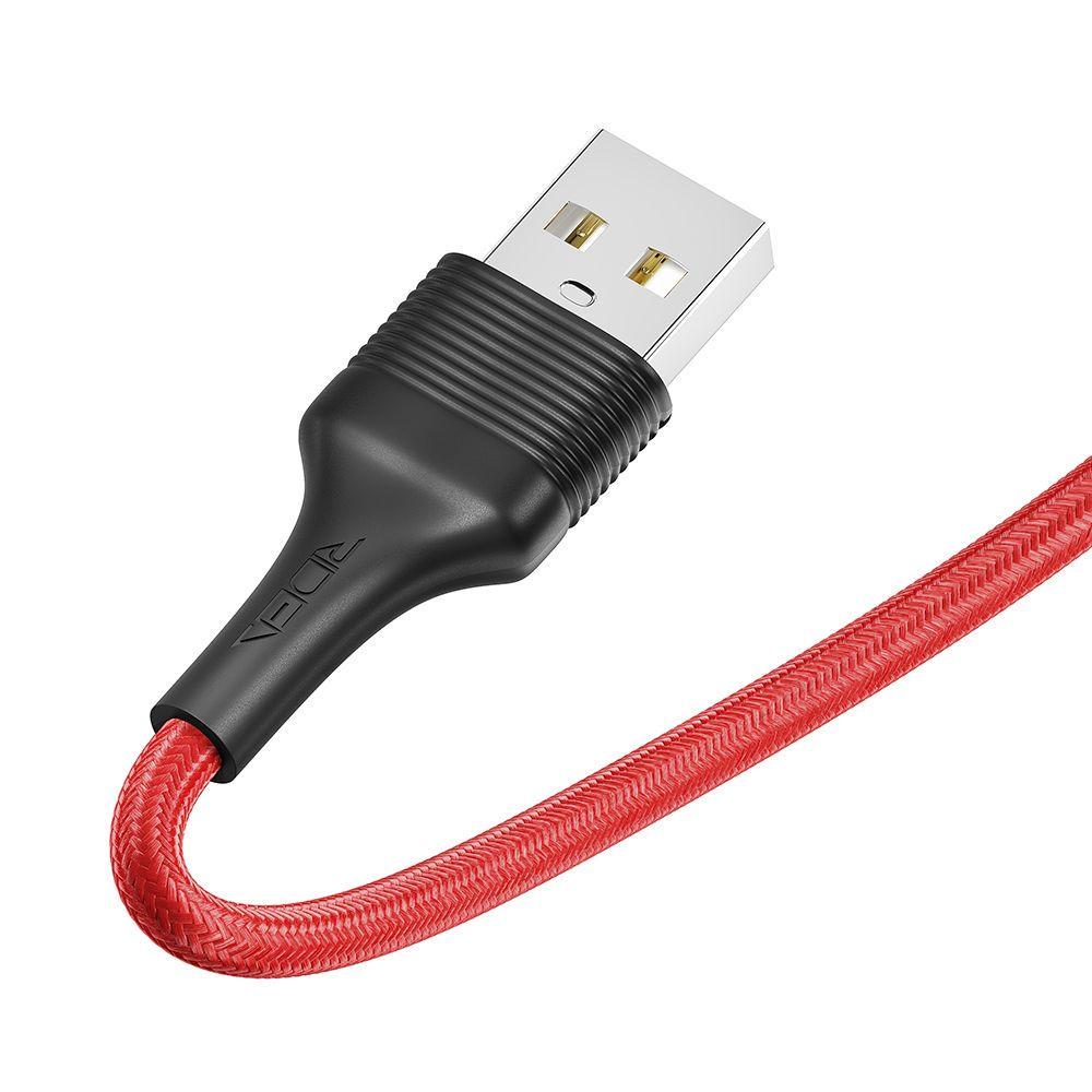 Кабель Ridea RC-M132 Fila 12 W USB to Lightning Червоний (209-00171) - фото 3