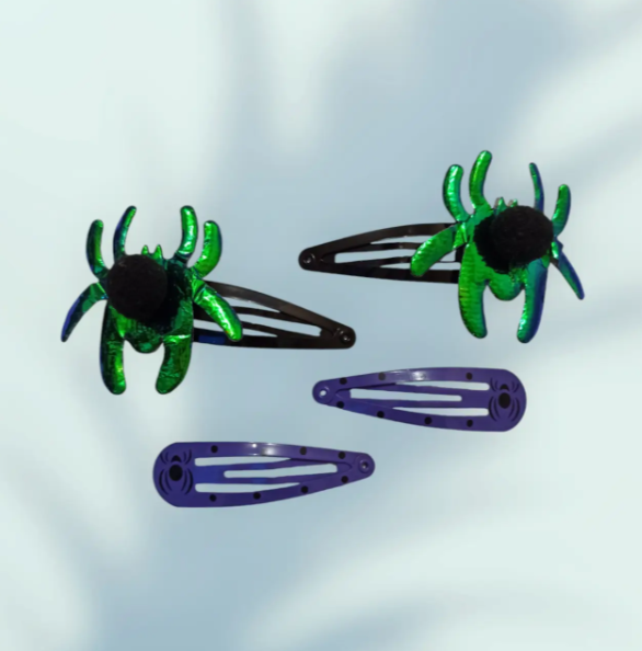 Заколки на Хелловін Павуки One size Різнокольоровий (703147) - фото 2 Заколки на Хелловін Павуки One size Різнокольоровий (703147) - фото 2