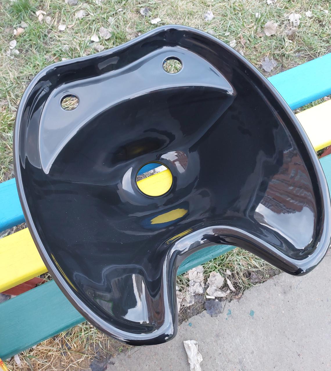 Раковина до перукарської мийки ДенІС professional СОЛО/SOLO 0356 керамічна Чорний (1453070727) - фото 5 Раковина до перукарської мийки ДенІС professional СОЛО/SOLO 0356 керамічна Чорний (1453070727) - фото 5