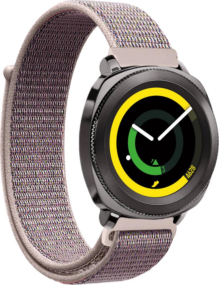 Ремешок нейлоновый Sport Loop для Samsung Gear Sport Grey/Pink (22392-06)