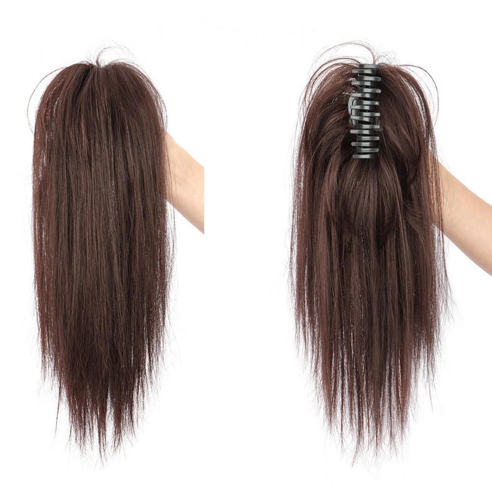 Хвост искусственный на крабике 40 см Каштановый (2798404751) - фото 4 Хвост искусственный на крабике 40 см Каштановый (2798404751) - фото 4