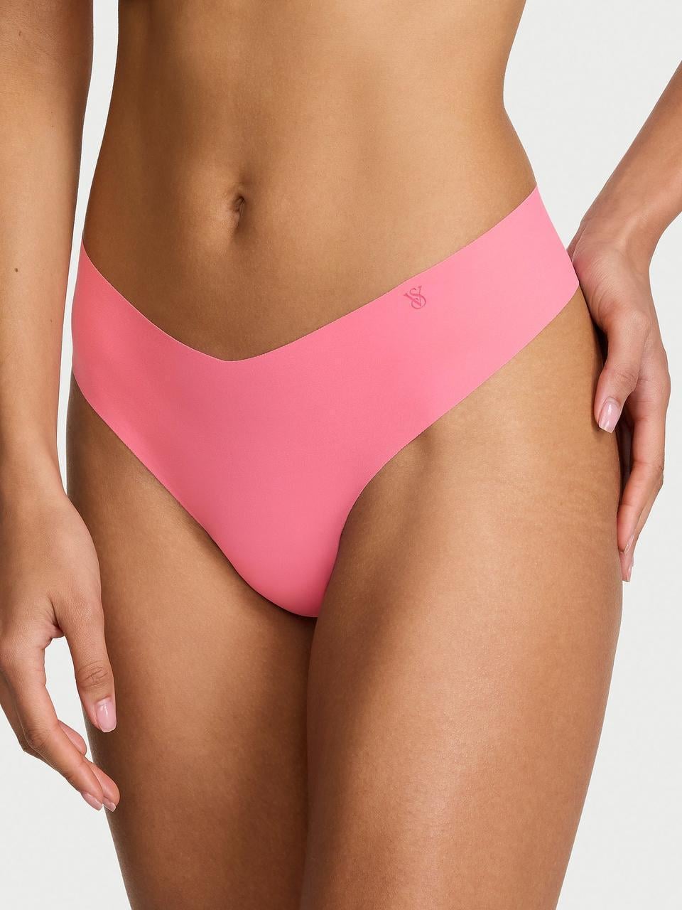 Трусики женские Victoria's Secret No-Show Thong L Розовый (3070781189)